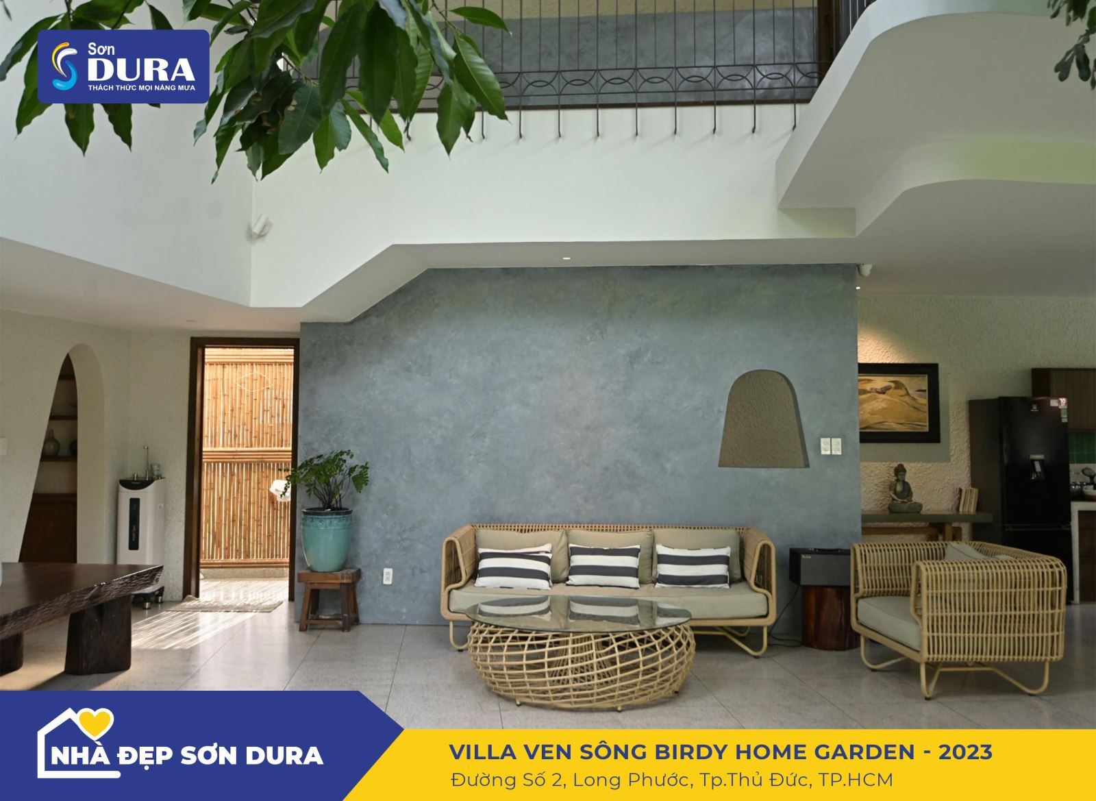 Đi theo phong cách ấn tượng, BIRDY HOME cần phối hợp với những màu sơn độc đáo, lạ mắt nhưng cũng phải phù hợp với không gian, “tinh thần” của villa.