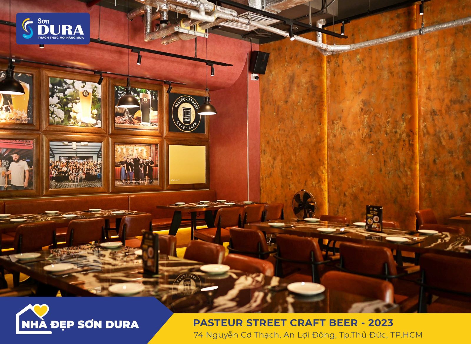 chủ công trình Pasteur Street Craft Beer còn muốn mang đến những trải nghiệm thú vị về mặt không gian cho khách hàng.