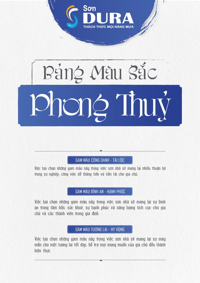 bảng màu phong thuỷ cho người tuổi tỵ