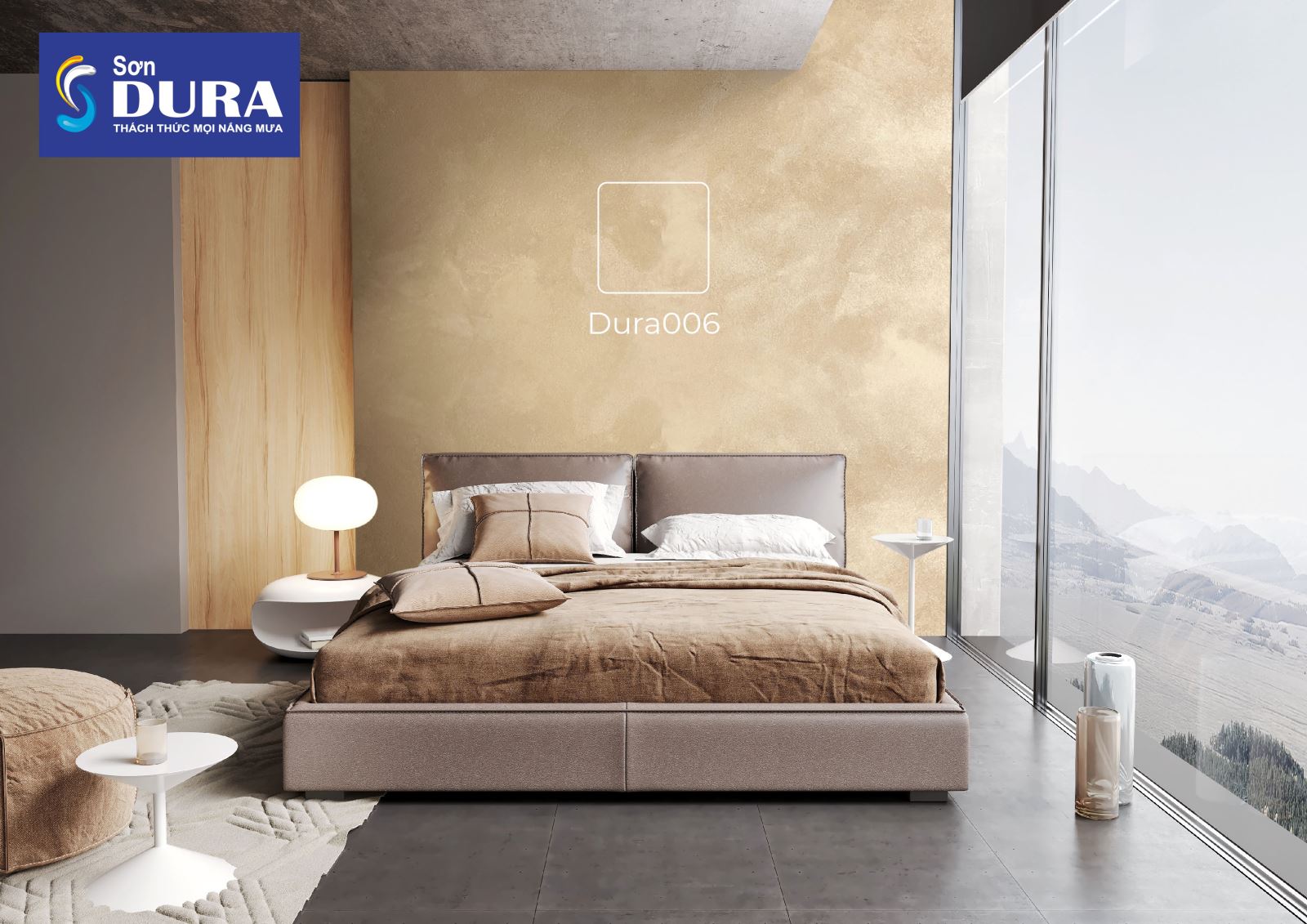 Sơn cát sa mạc Sahara rất được ưa chuộng làm điểm nhấn trang trí cho các không gian nội thất