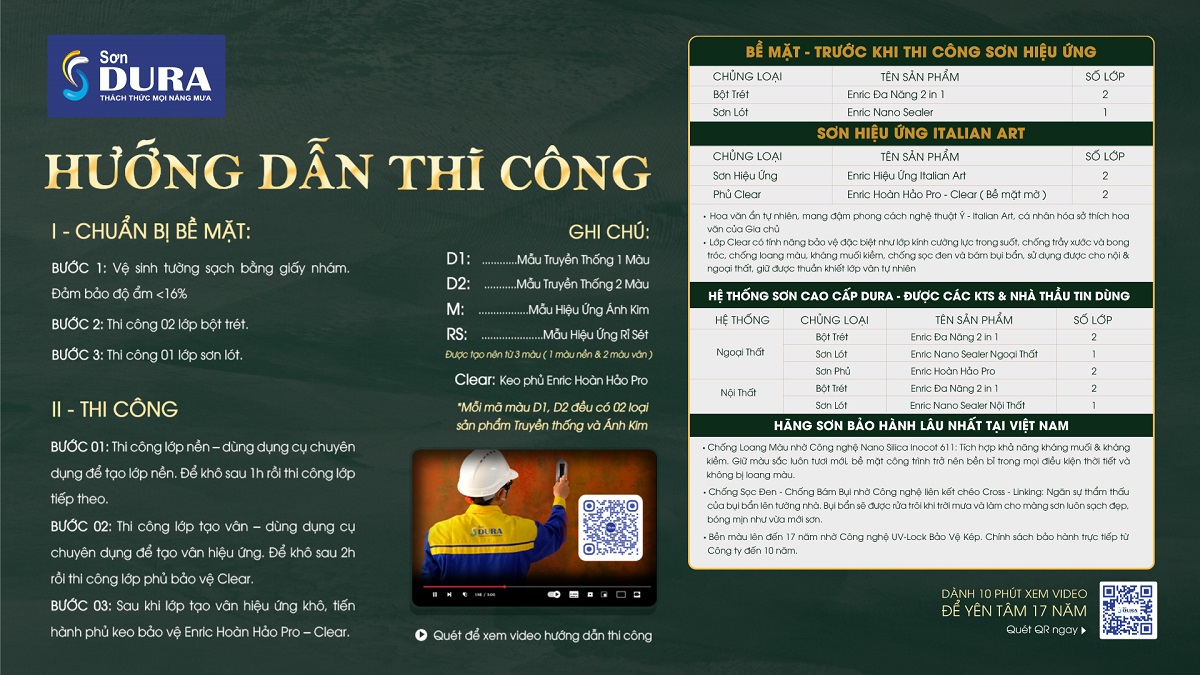 Thi công sơn hiệu ứng