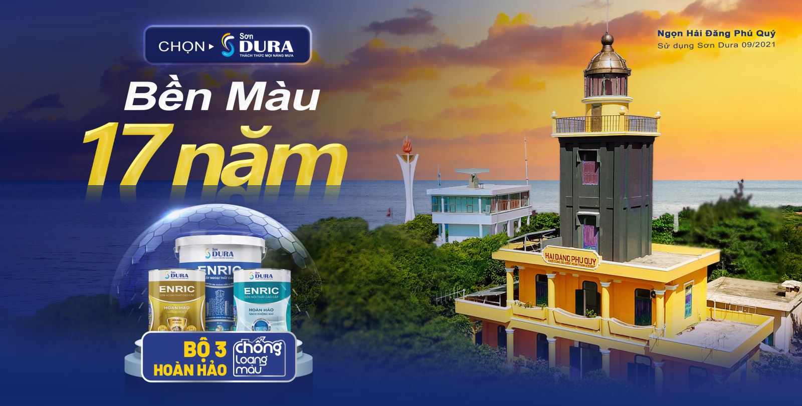Chọn Sơn Dura - Chọn bền màu 17 năm