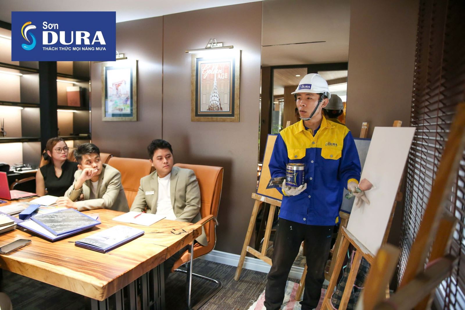 workshop thi công sơn hiệu ứng tại fuhaco