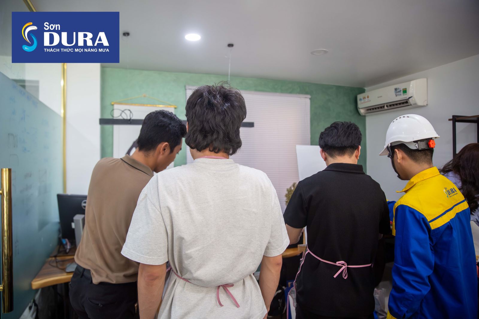 workshop thi công sơn hiệu ứng tại sya design studio