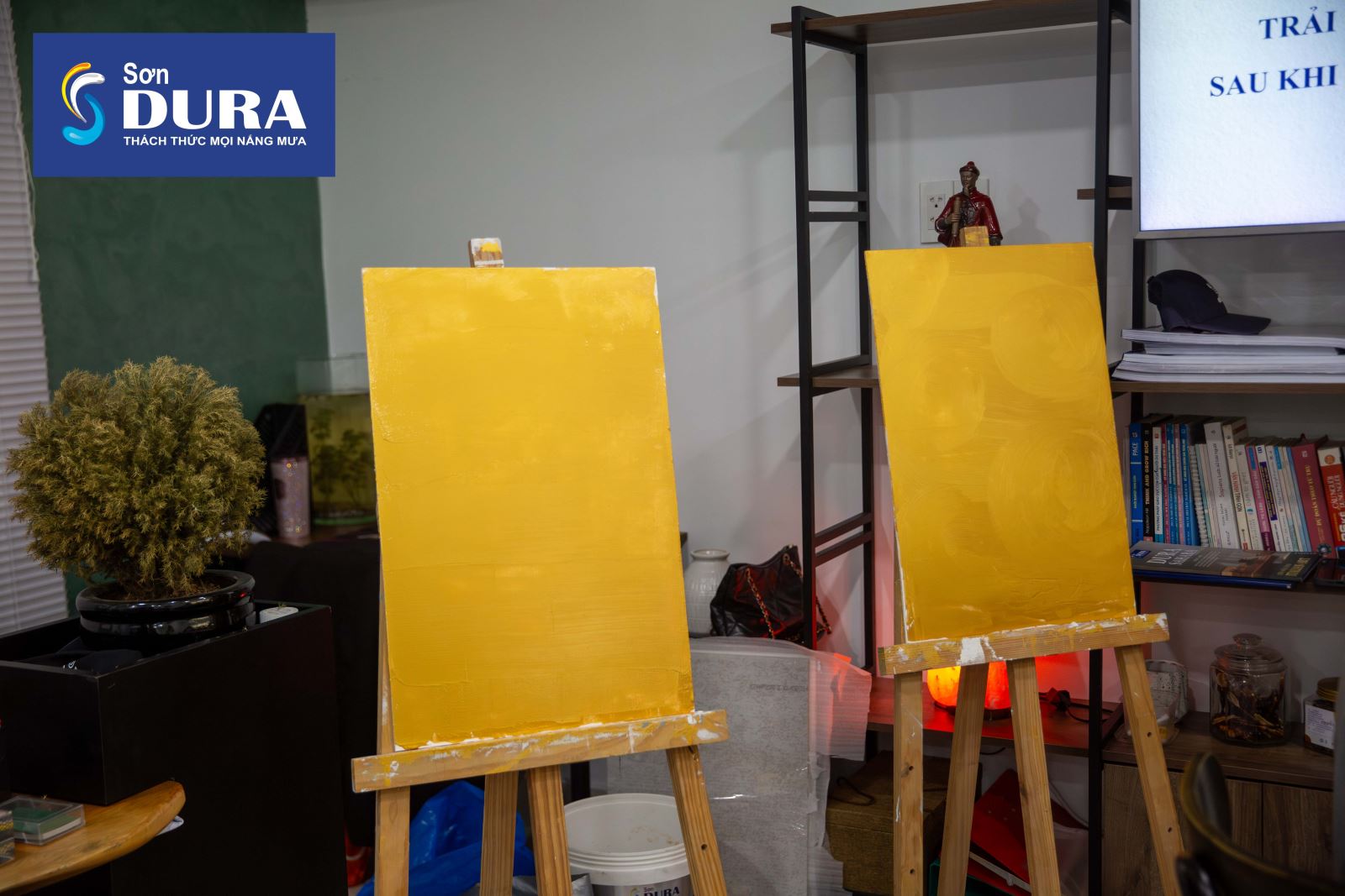 workshop thi công sơn hiệu ứng tại sya design studio