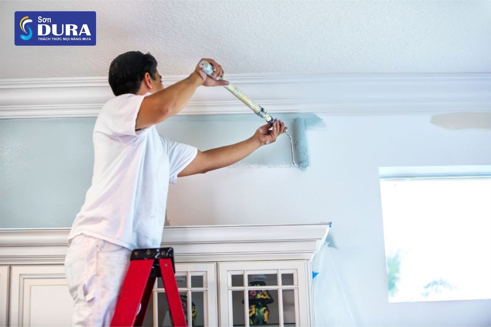 mẹo sơn lại tường nhà khéo léo